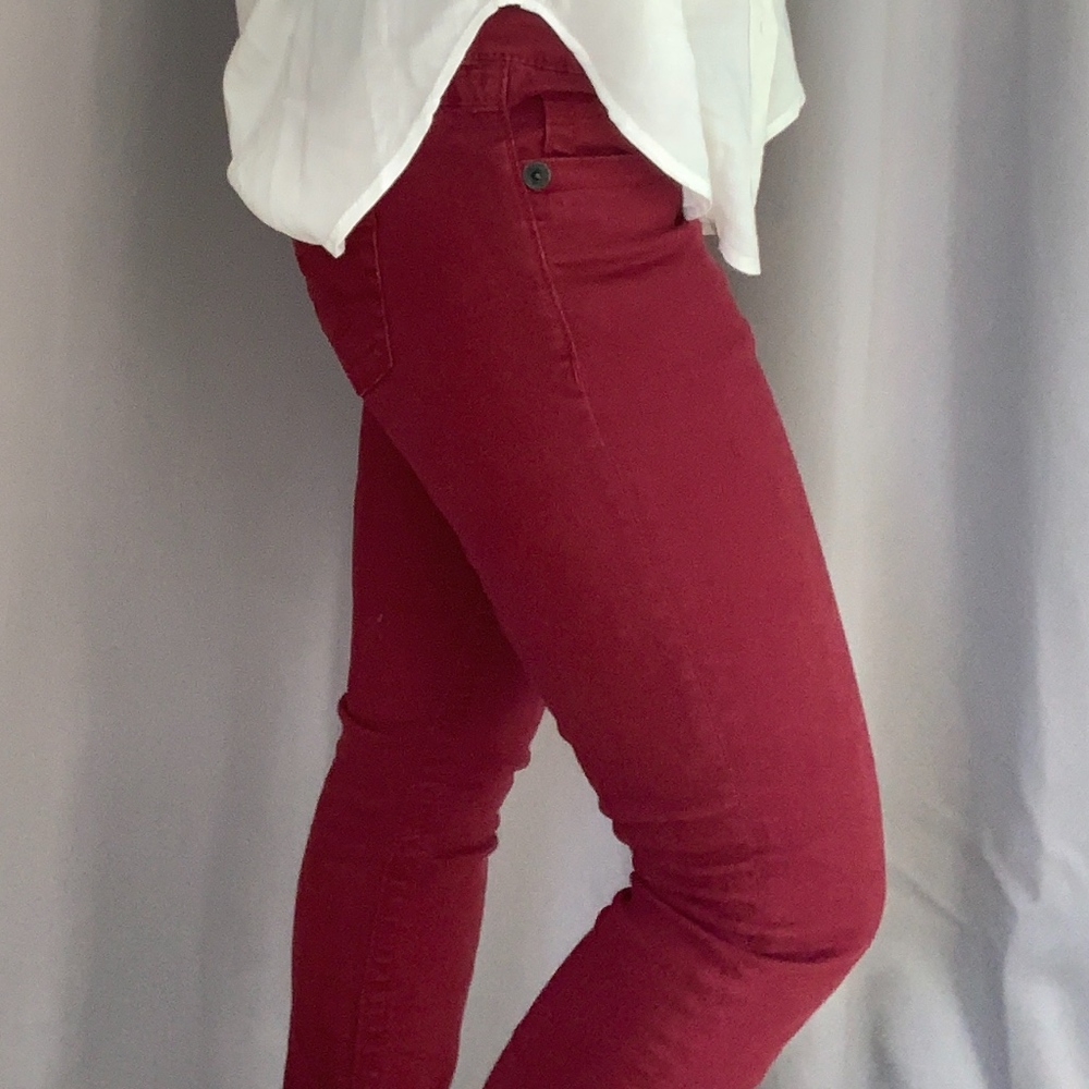 Seven7 Red Jeans Skinny